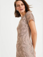 پیراهن تمام دانتل ابریشم دوزی کالباسی - تصویر 3