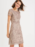 پیراهن تمام دانتل ابریشم دوزی کالباسی