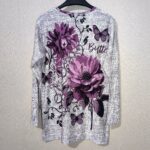 بلوز آستین بلند نخی کد YKMZ4616 - تصویر 7