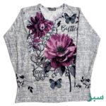 بلوز آستین بلند نخی کد YKMZ4616 - تصویر 3